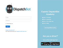 Tablet Screenshot of dispatchbot.com
